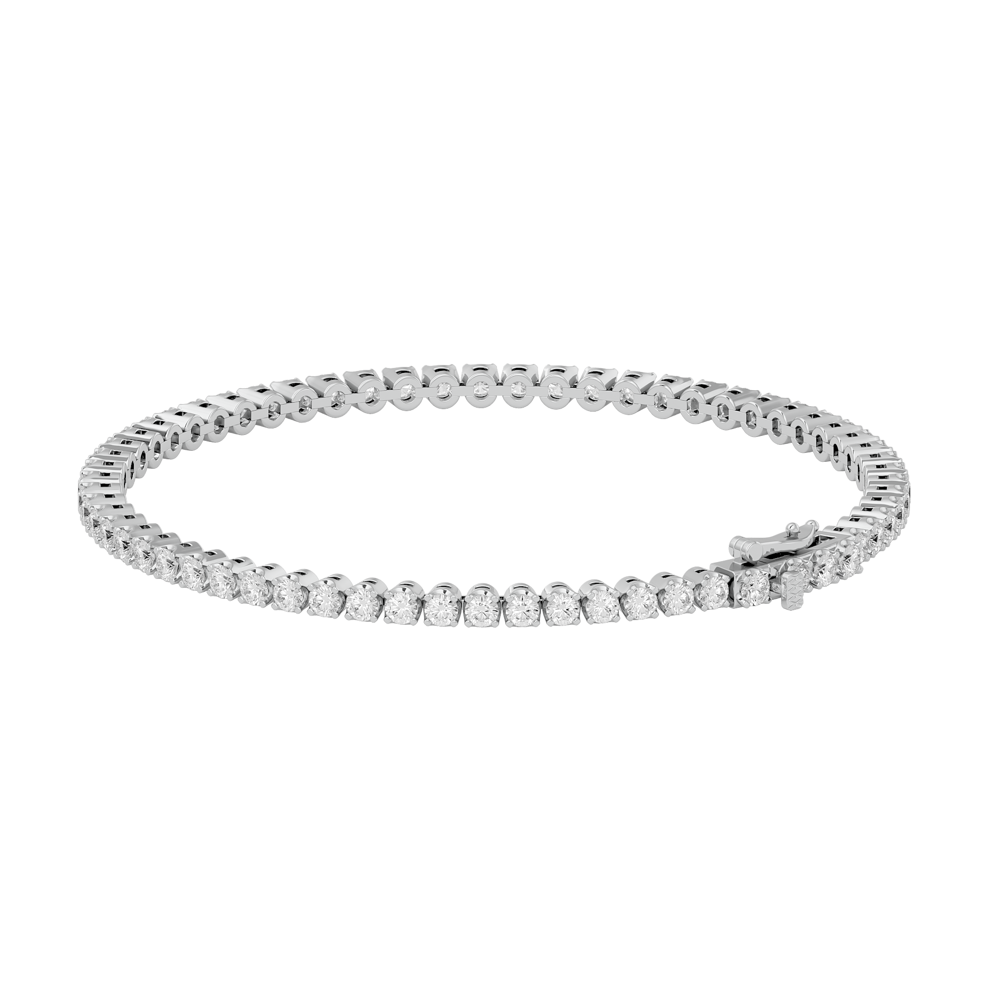 Opulent Sparkling Tennis Bracelet