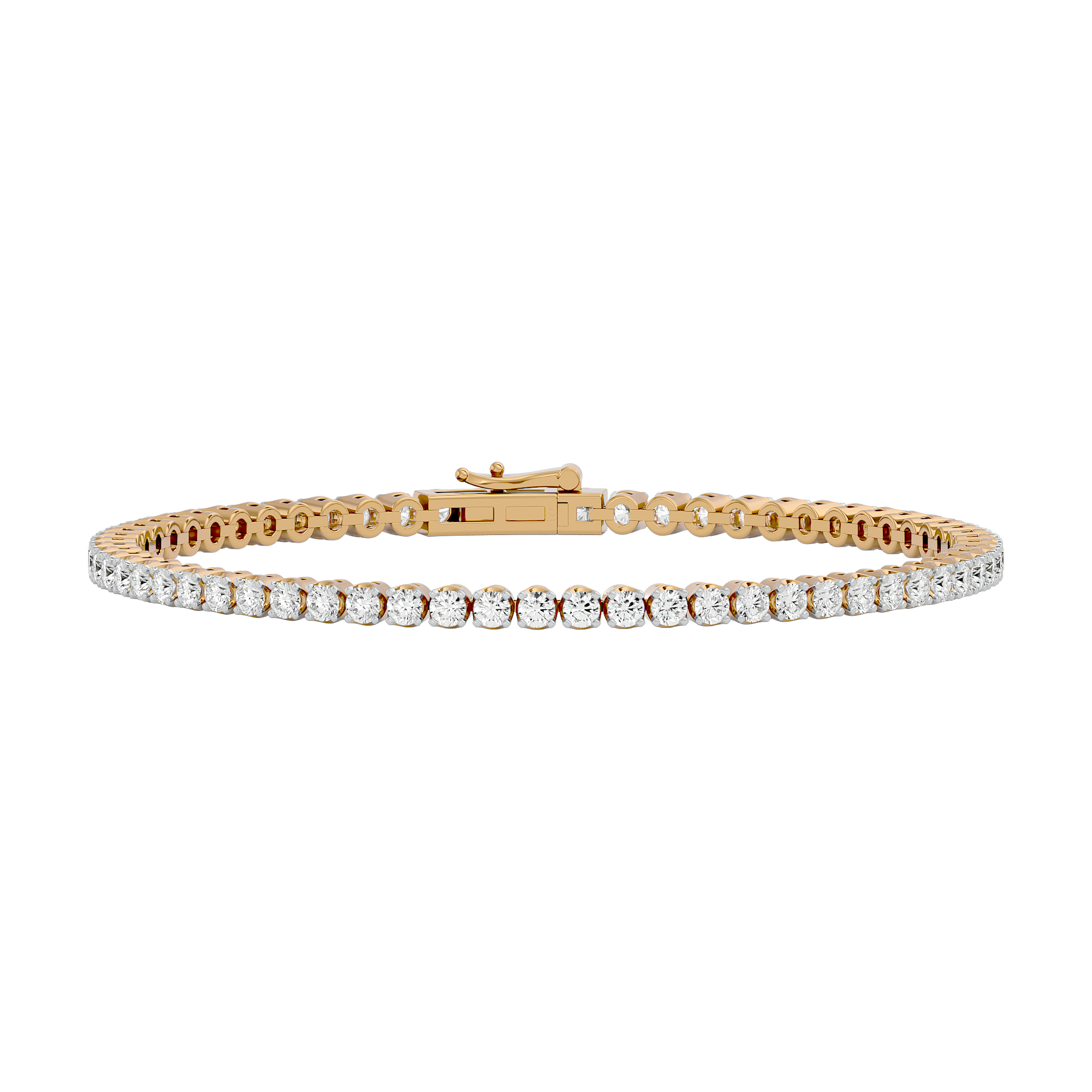 Opulent Sparkling Tennis Bracelet