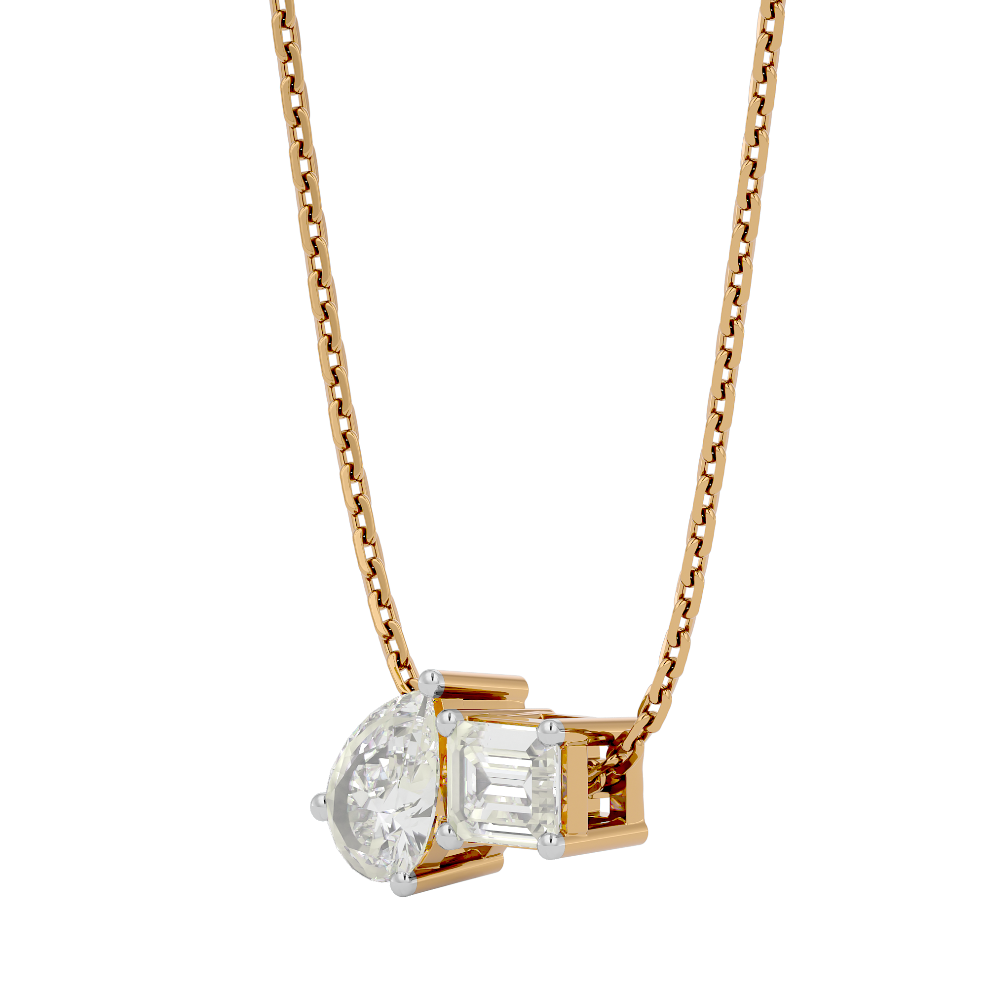 Opulent Royale Solitaire Pendant