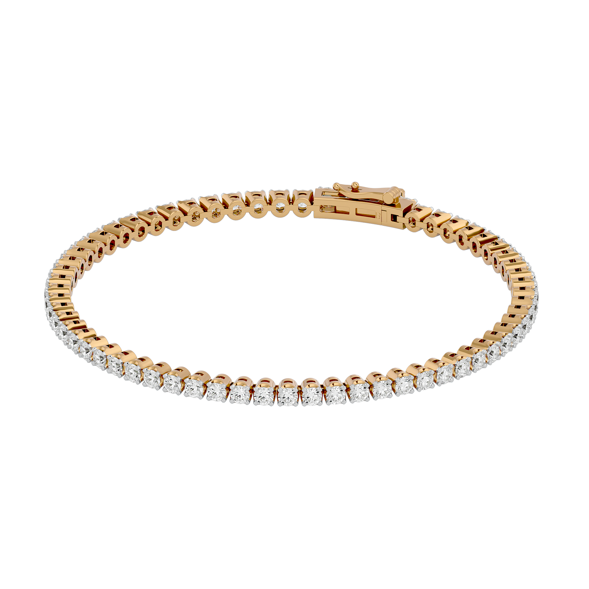 Opulent Sparkling Tennis Bracelet