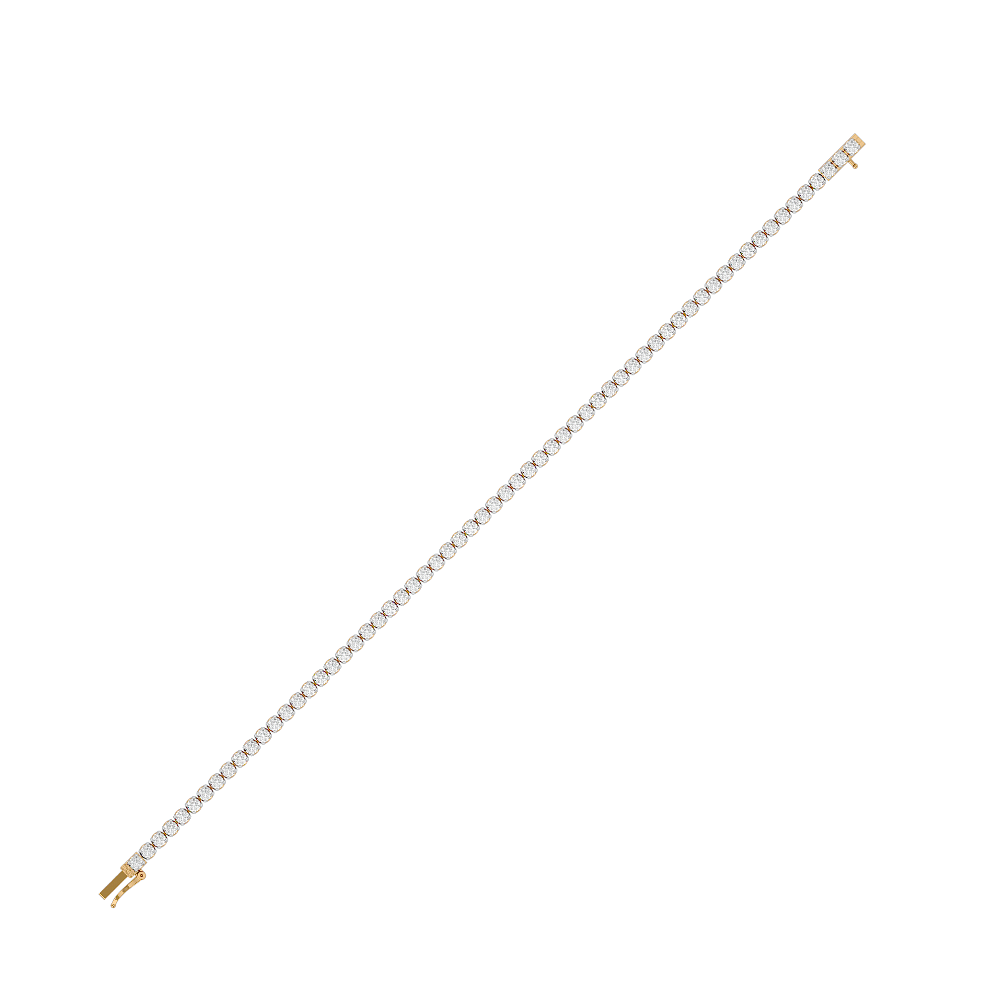 Opulent Sparkling Tennis Bracelet